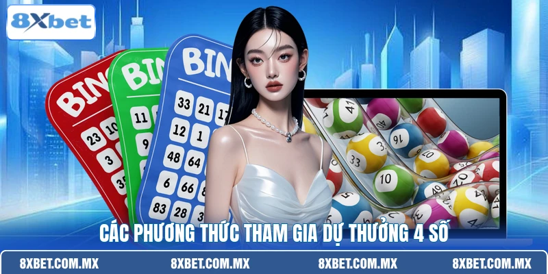 Các phương thức tham gia dự thưởng 4 số