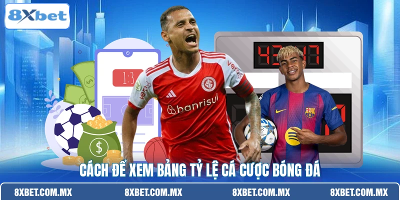 Cách để xem bảng tỷ lệ cá cược bóng đá